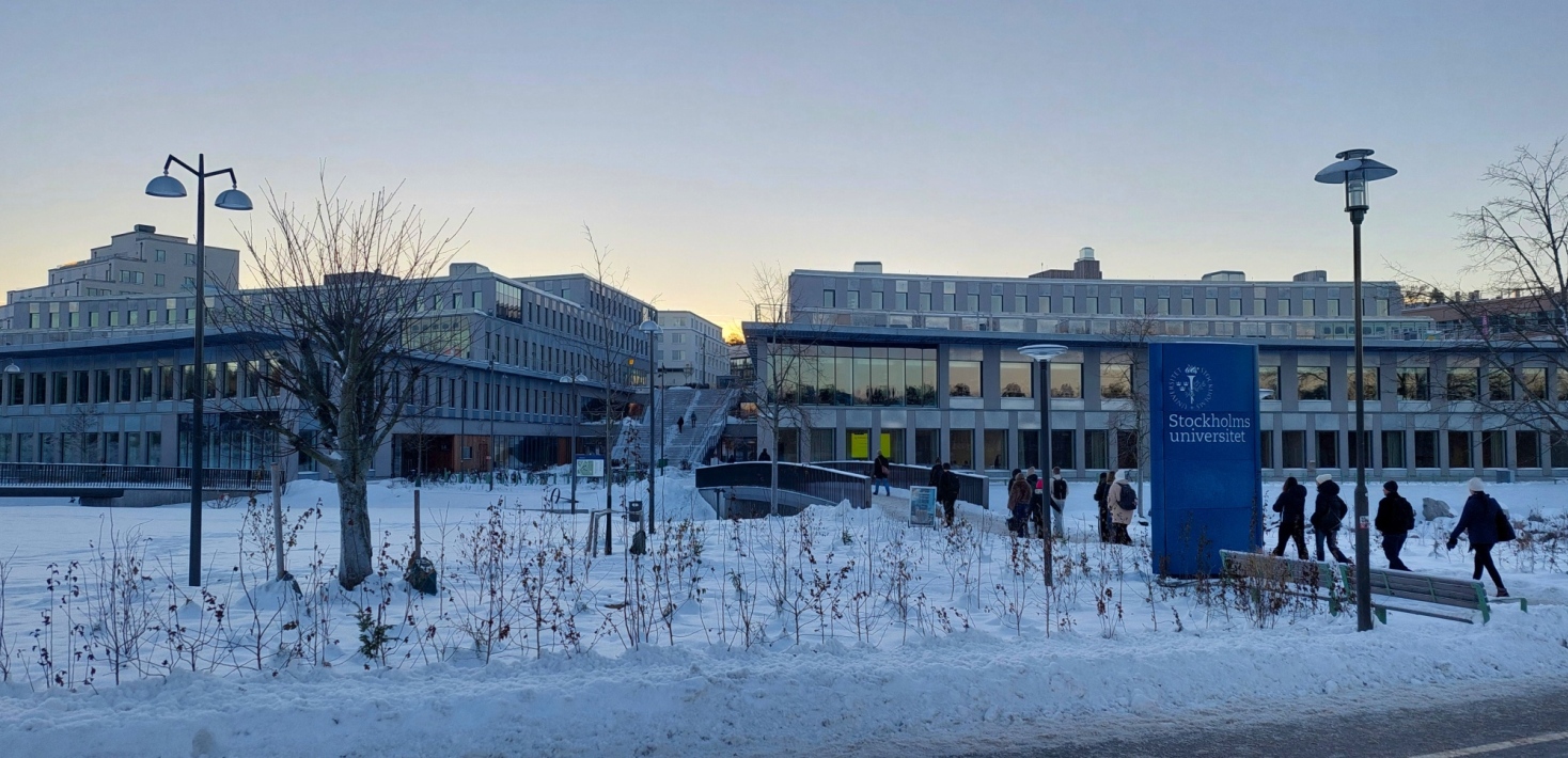 Vinterbild Albanotrappan. Foto: Sanna Tielman Tärnström